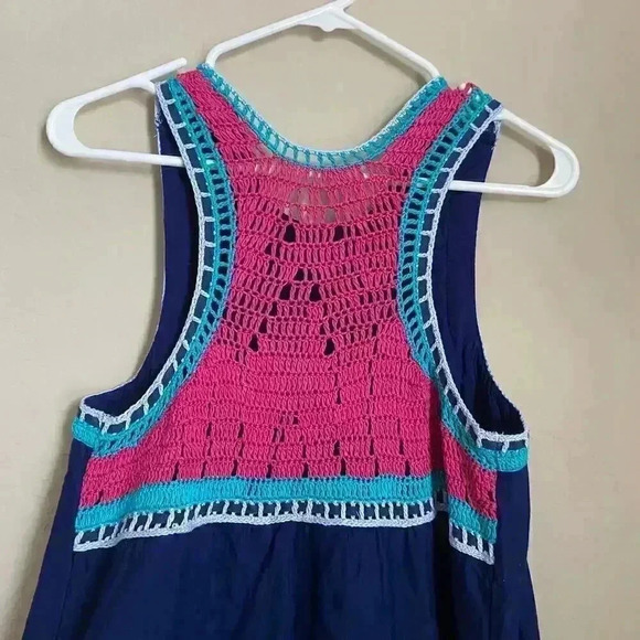 Anthro Akemi + Kin Embroidered Knit Tank Dress - Picture 8 of 12